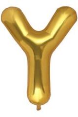 HARF BALON FOLYO 40'' GOLD Y