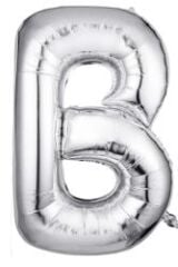 HARF BALON FOLYO 40'' SİLVER B