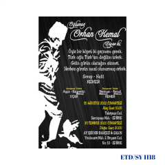 Sünnet Davetiyesi ETD/SY 1118