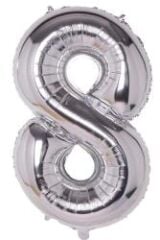 RAKAM BALON FOLYO 40'' SİLVER 8