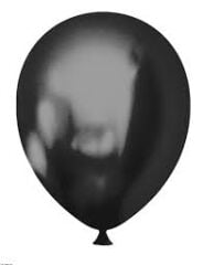 METALİK BALON 10 ADET SİYAH