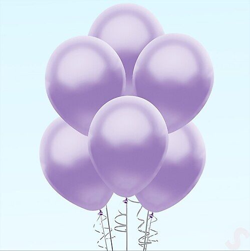 METALİK BALON 10 ADET LİLA