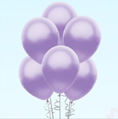 METALİK BALON 10 ADET LİLA