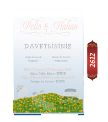Düğün Nişan Davetiyesi ETD/EY 2612