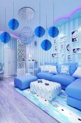 PETEK FENER SÜS 35 CM MAVİ