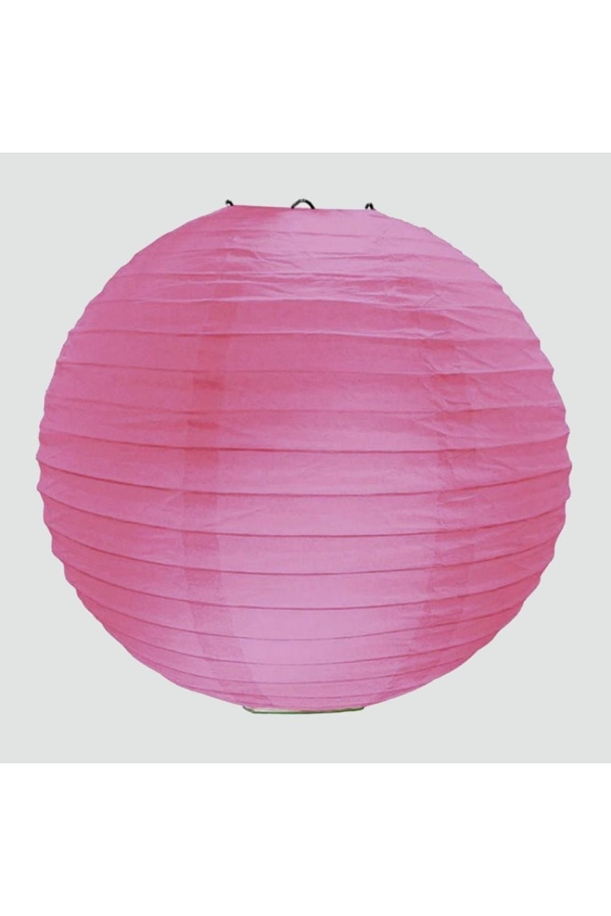 JAPON FENERİ 35 CM PEMBE