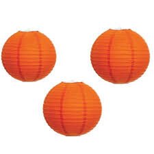 JAPON FENERİ 35 CM TURUNCU