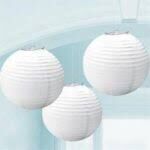 JAPON FENERİ 35 CM BEYAZ