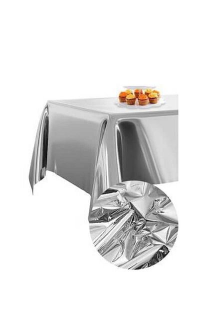 MASA ÖRTÜ PARLAK GÜMÜŞ
