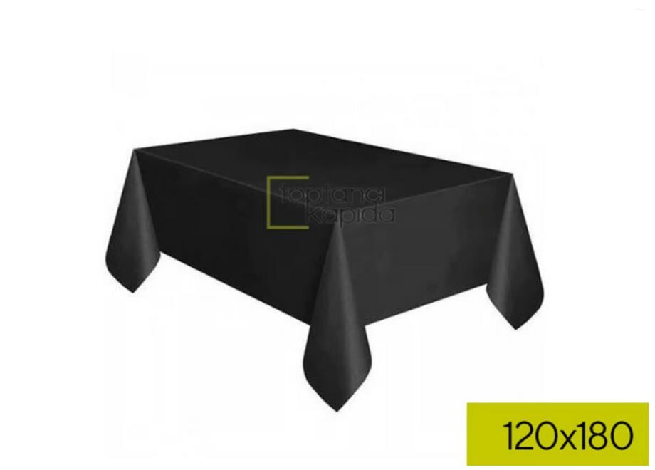 PLASTİK MASA ÖRTÜ SİYAH