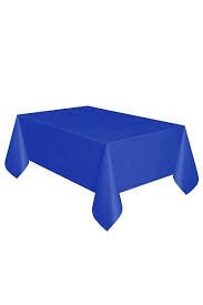 PLASTİK MASA ÖRTÜ KOYU MAVİ