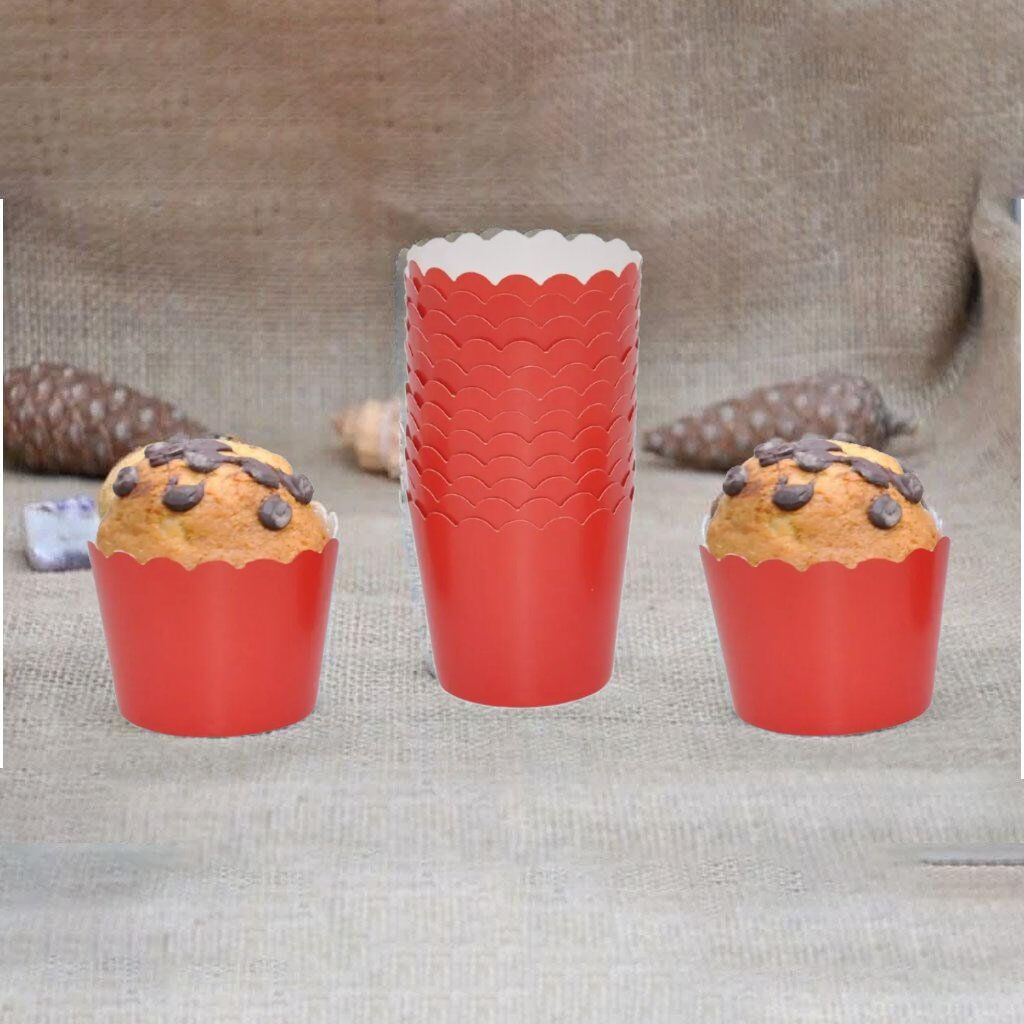 CUP CAKE KARTON 25 Lİ KIRMIZI