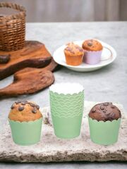 CUP CAKE KARTON 25 Lİ YEŞİL