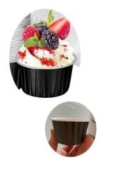 CUP CAKE KARTON 25 Lİ SİYAH