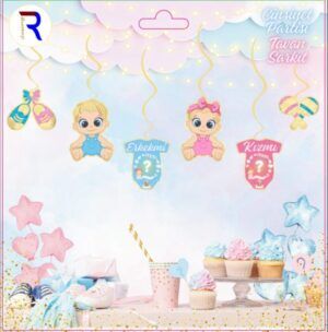 6’LI CİNSİYET PARTİSİ TAVAN SARKIT SÜSÜ