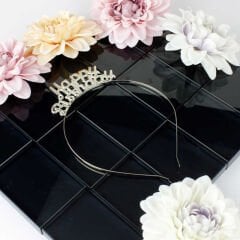 TAÇ METAL HAPPY BRİTHDAY GÜMÜŞ