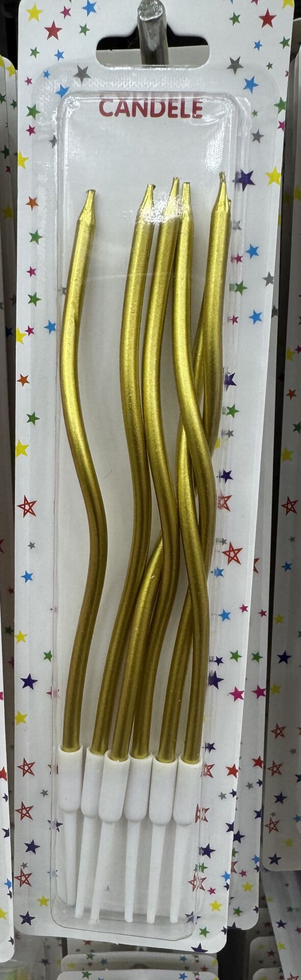 MUM KIVRIK İNCE 6 LI GOLD