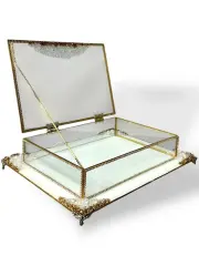 ZÜMRÜT MODEL LÜKS TAŞLI 20X30 KAPAKLI KUTU