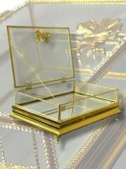 LÜKS KELEBEK MODEL GOLD KUŞAK GOLD TAŞLI 20X30