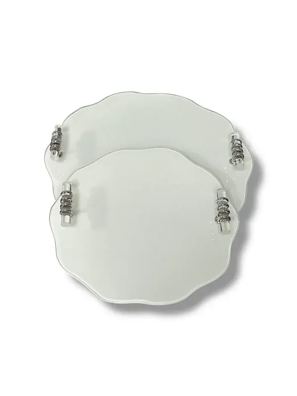 GÜMÜŞ M. MODEL T KULP 2’Lİ NİŞAN TEPSİSİ - 1. MODEL