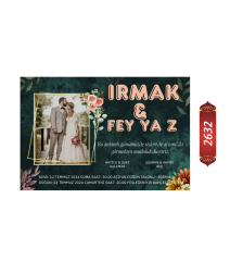 Düğün Nişan Davetiyesi ETD/EY 2632