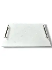 24X35 BEYAZ MERMER NİŞAN TEPSİ