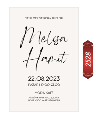 Düğün Nişan Davetiyesi ETD/EY 2528