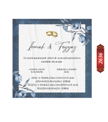 Düğün Nişan Davetiyesi ETD/EY 2636