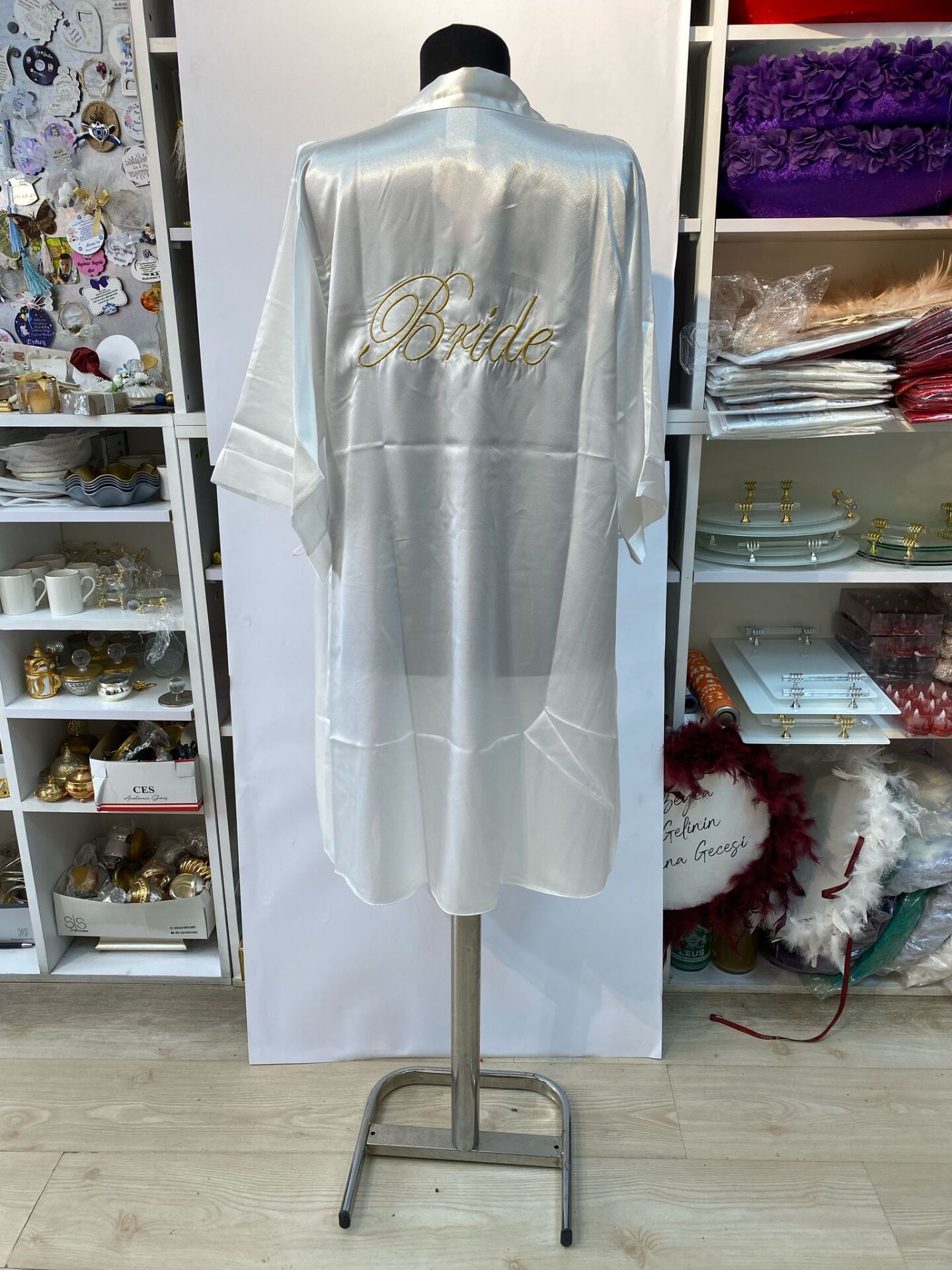 Bride Sabahlık - Beyaz