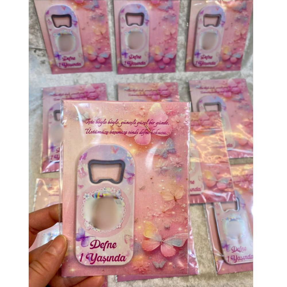 KELEBEKLİ PEMBE AÇACAK HEDİYELİK