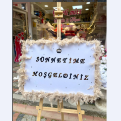 SÜNNETİME HOŞGELDİNİZ KARŞILAMA PANOSU