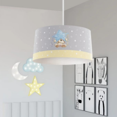 AYICIKLI MAVİ YILDIZLI AVİZE ÇOCUK ODASI