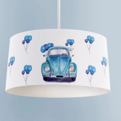 MAVİ ARABALI BALONLU AVİZE