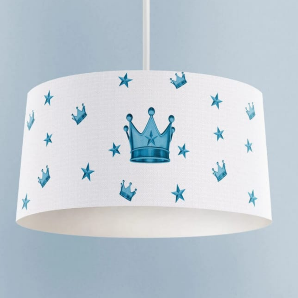 BEYAZ- MAVİ KRAL TAÇLI AVİZE