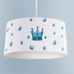 BEYAZ- MAVİ KRAL TAÇLI AVİZE