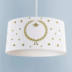 BEYAZ - GOLD ÇELENKLİ AVİZE