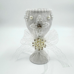 İğnedanlık -Beyaz Kadife