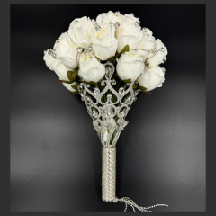 Taşlı Özel Tasarım Gelin Çiçeği