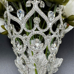 Taşlı Özel Tasarım Gelin Çiçeği