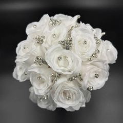 Taşlı Özel Tasarım Gelin Çiçeği