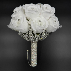 Taşlı Özel Tasarım Gelin Çiçeği