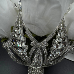 Taşlı Özel Tasarım Gelin Çiçeği