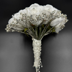 Taşlı Özel Tasarım Gelin Çiçeğ