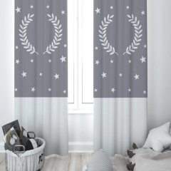 GÜMÜŞ- BEYAZ SÜNNET YAN FON PERDESİ