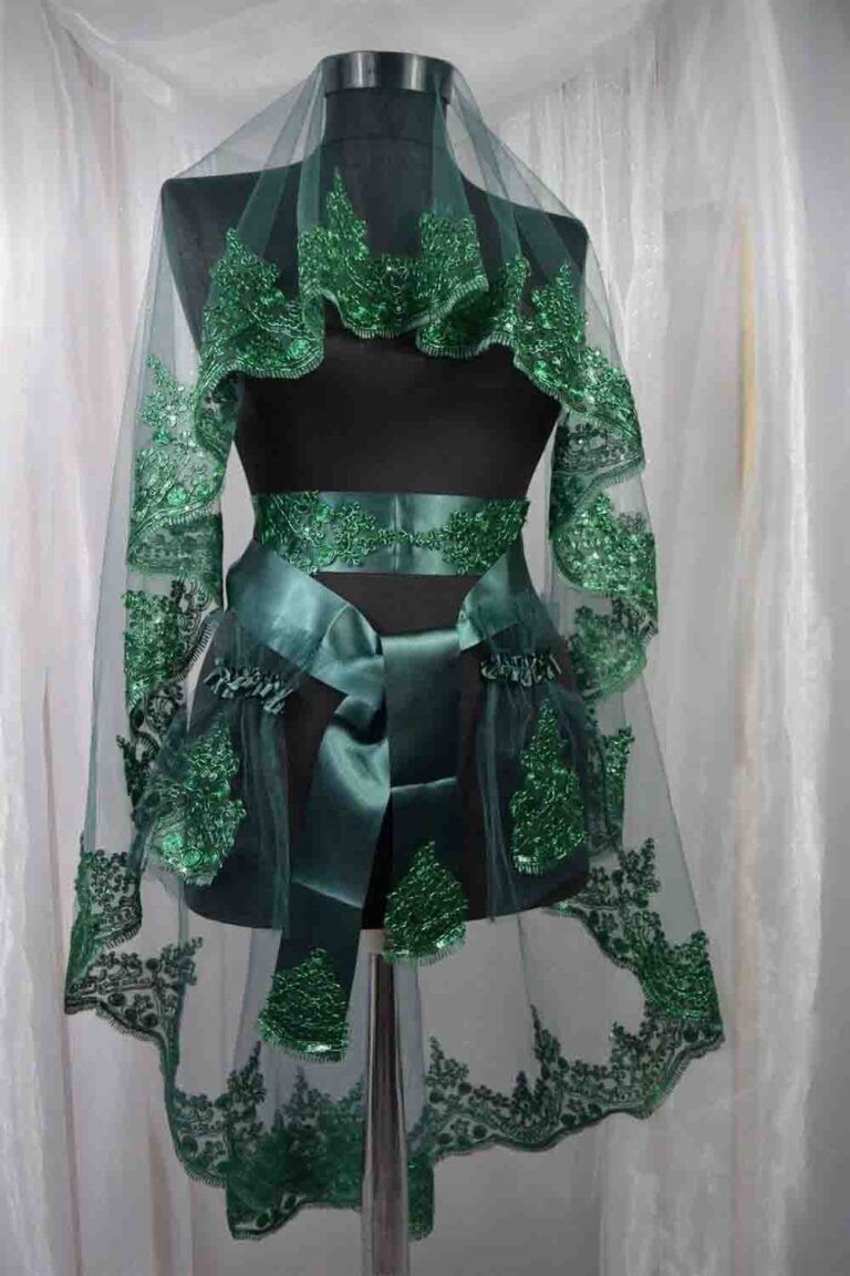 YEŞİL TEL KIRMA GÜPÜRLÜ 3’LÜ TAKIM DUVAK