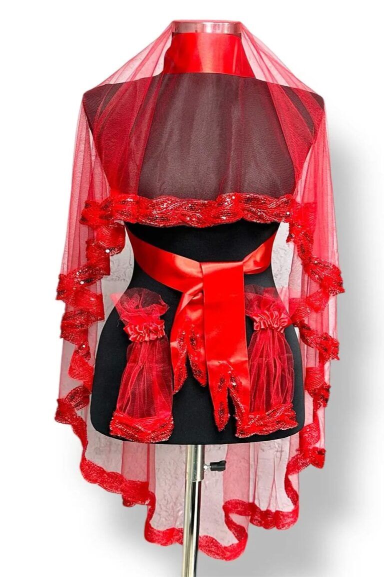 BALIK KUYRUĞU YÜZ ÖRTÜSÜ KIRMIZI 3’LÜ SET KUTULU DUVAK