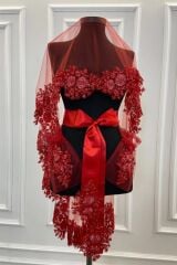 KIRMIZI VİP GELİN DUVAK SETİ