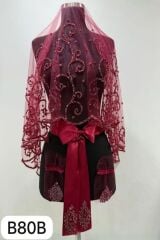 B80 BORDO DUVAK YÜZ ÖRTÜSÜ SARMAŞIK MODEL