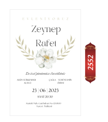 Düğün Nişan Davetiyesi ETD/EY 2552