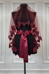 B50 BORDO DUVAK YÜZ ÖRTÜSÜ HÜRREM MODEL